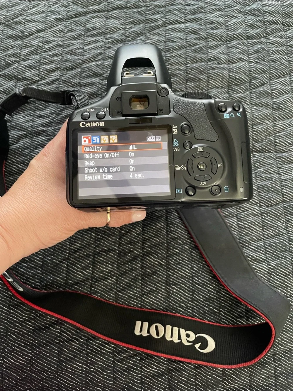 Canon EOS Rebel XSi Digital SLR Camera Kit in black